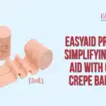 Easyaid Product: Simplifying First Aid with Cotton Crepe Bandages