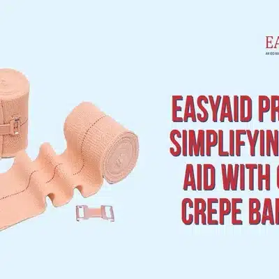 Easyaid Product: Simplifying First Aid with Cotton Crepe Bandages